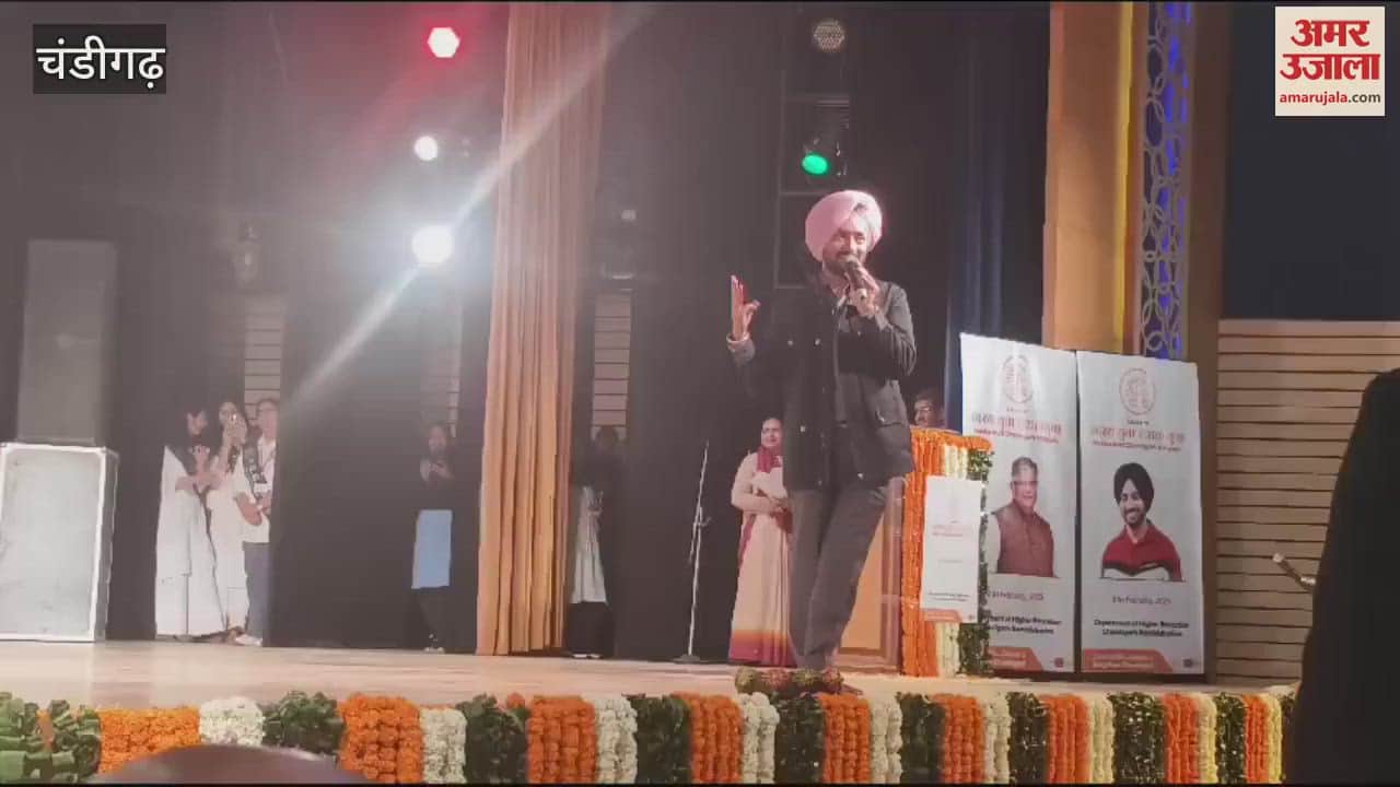 VIDEO : Singer Satinder Sartaj reached the drug free campaign program in Chandigarh