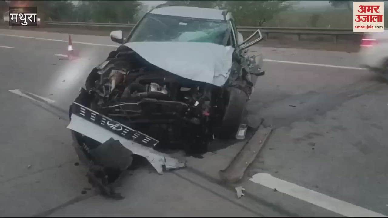 VIDEO : Accident on Yamuna Expressway