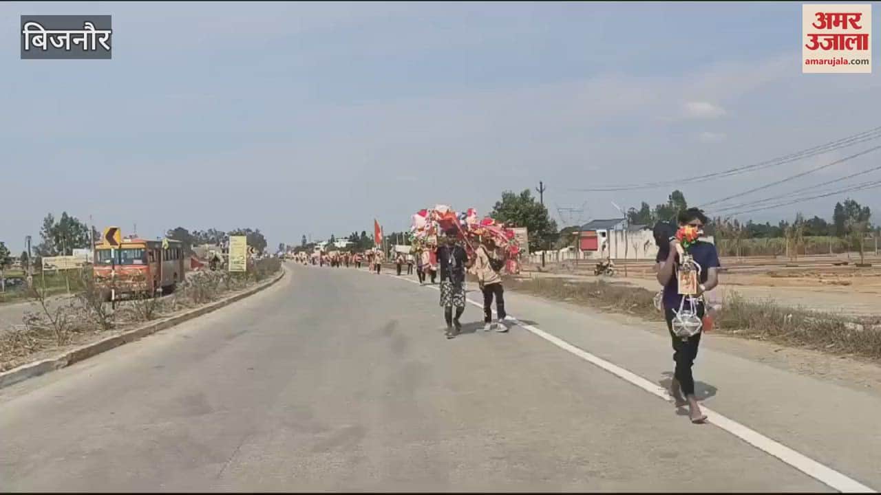 VIDEO : Shiv devotees are moving towards their destination with Kanwar and water from Haridwar, Kanwariyas reached Mota Mahadev temple