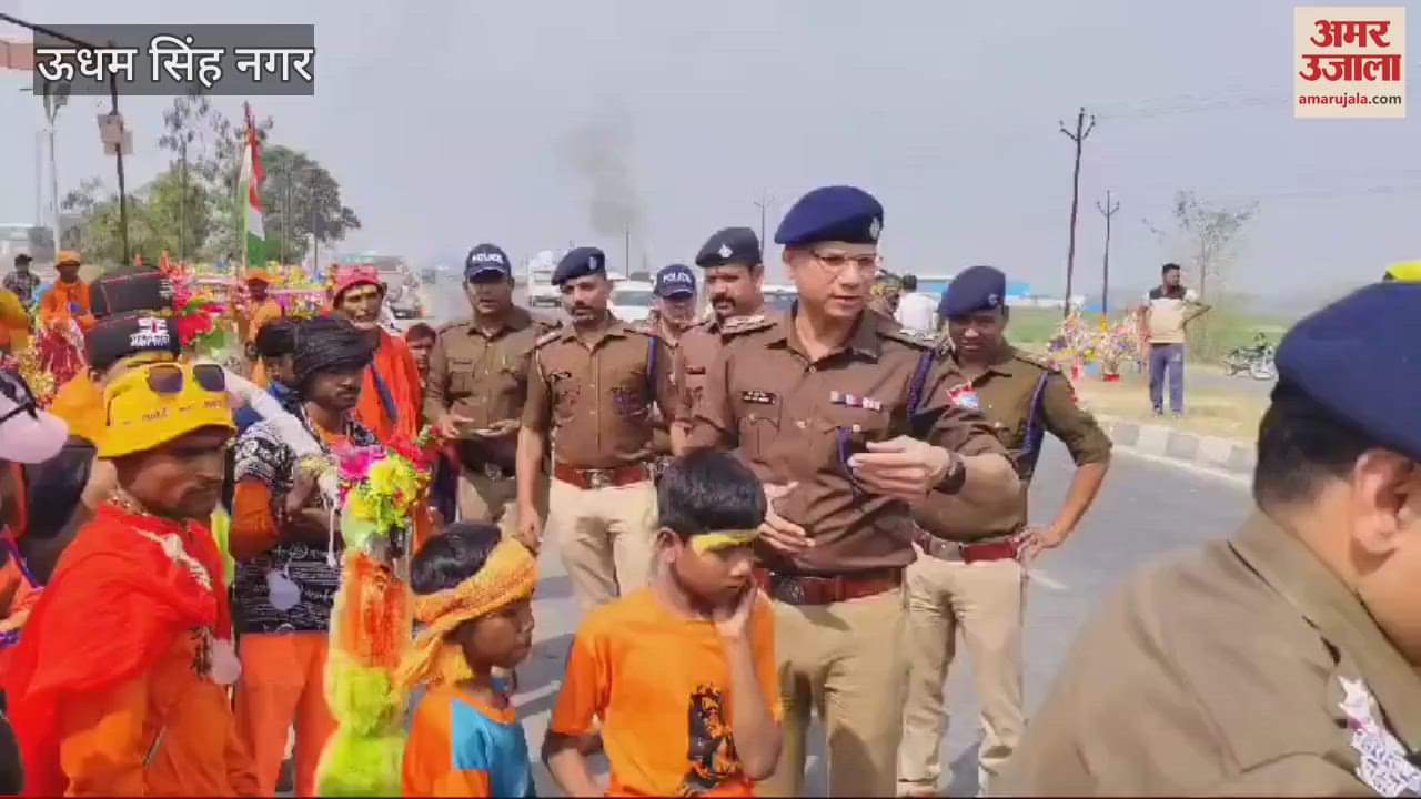 VIDEO : कांवड़ियों की सुरक्षा और सुविधाओं का विशेष ध्यान, एसएसपी ने वितरित किए फल और जूस