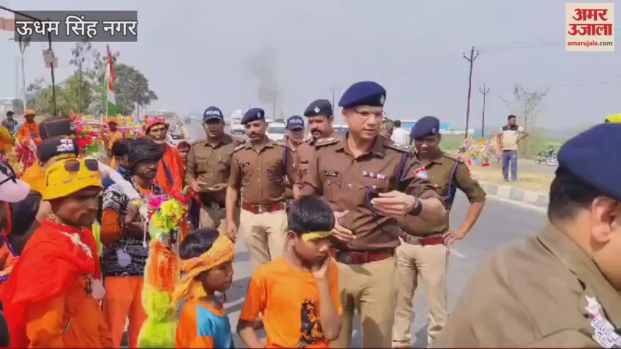 VIDEO : कांवड़ियों की सुरक्षा और सुविधाओं का विशेष ध्यान, एसएसपी ने वितरित किए फल और जूस