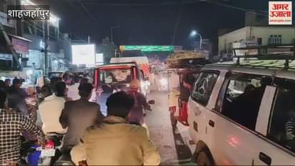 VIDEO : man saved from drowning in a pond but he lost his life after getting stuck in traffic jam