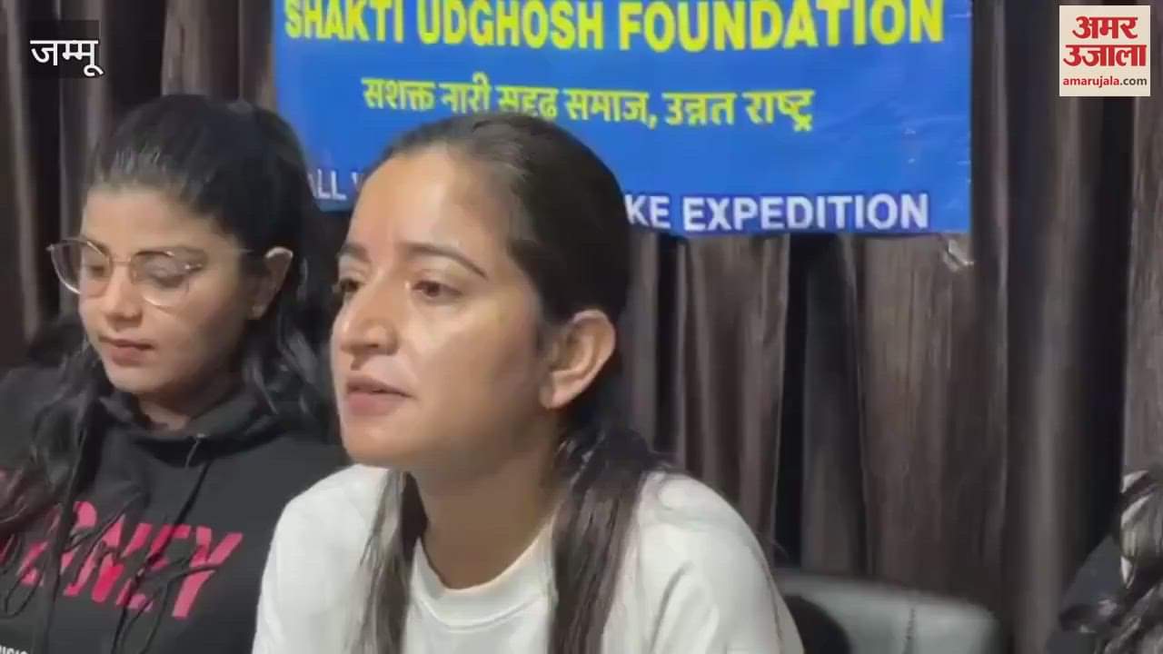 VIDEO : initiative of women bikers against drugs on the borders of Jammu and Kashmir; Pledge taken for drug free India