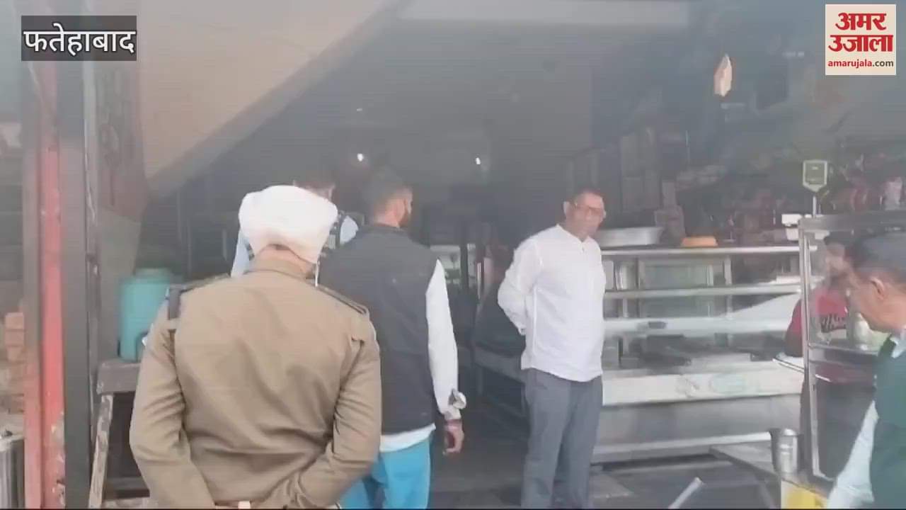 VIDEO : Raid on hotels and dhabas in Fatehabad, commercial use of domestic cylinders caught