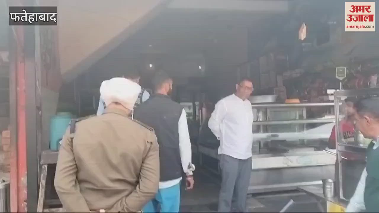 VIDEO : Raid on hotels and dhabas in Fatehabad, commercial use of domestic cylinders caught