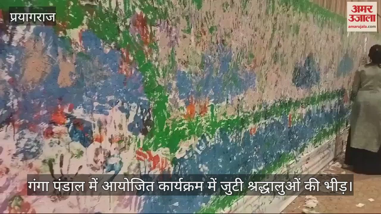 VIDEO : Palm impressions left to make record, program organized in Ganga Pandal
