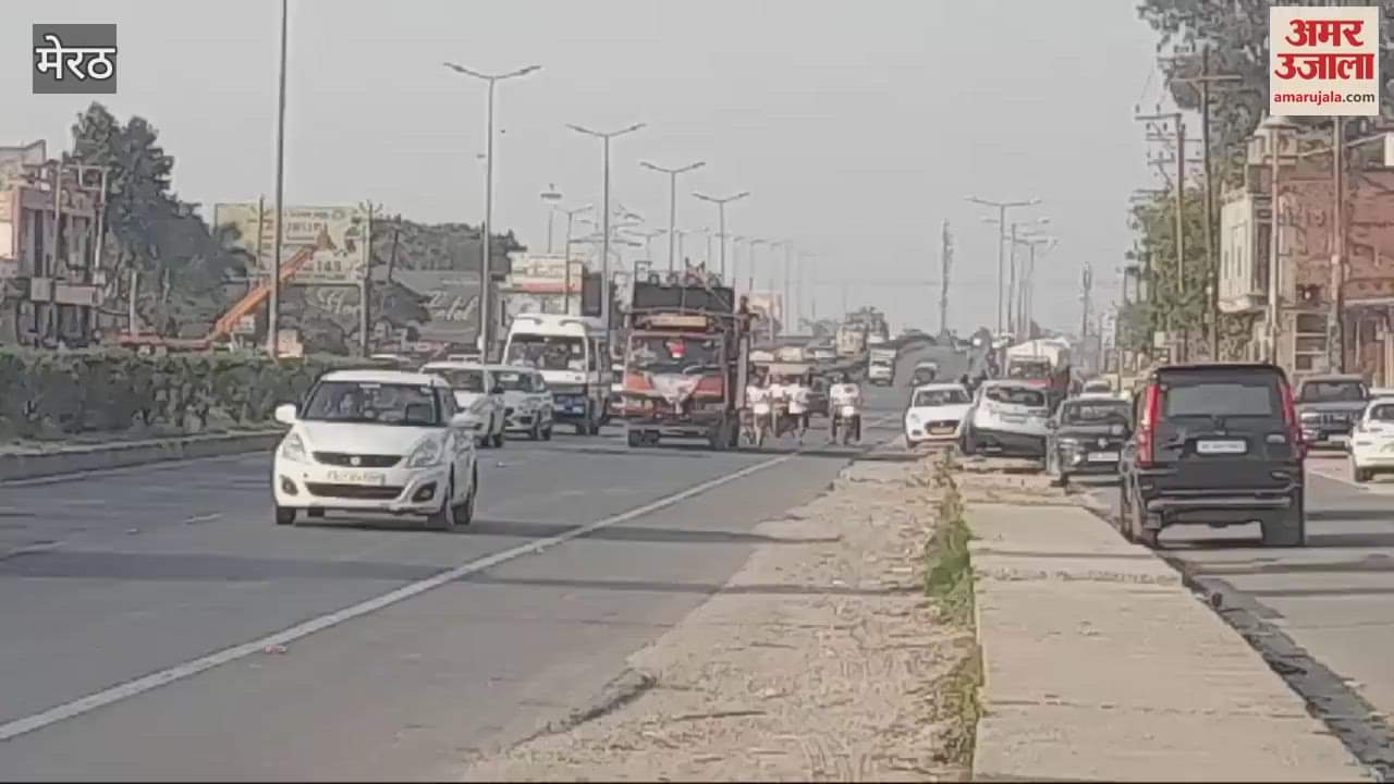 VIDEO : Meerut: Dak Kanwariya passed through the highway