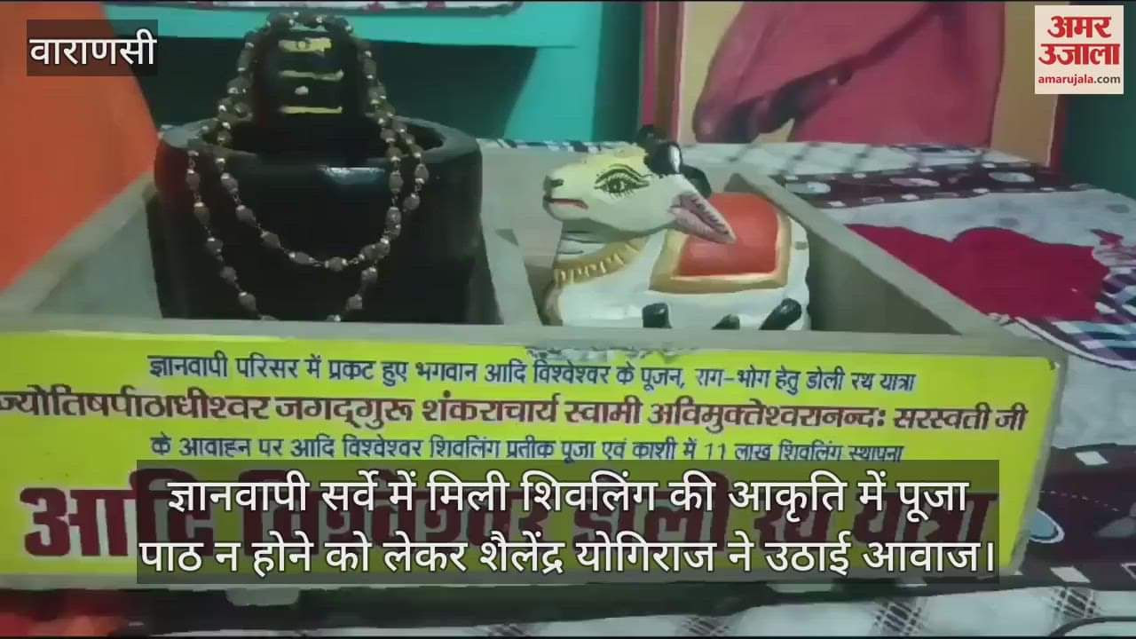 VIDEO : Voice raised regarding worship of Shivlinga found in Gyanvapi survey