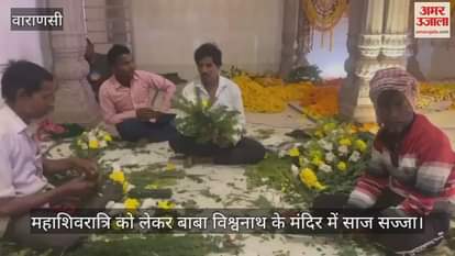 VIDEO : Baba Vishwanath court decorated with flowers on Mahashivratri
