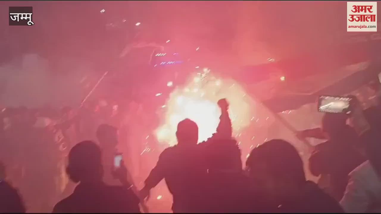 VIDEO : There was celebration in the Kachchi Cantonment of Jammu on India's victory