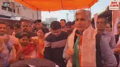 VIDEO : Deputy Speaker of the Legislative Assembly reached Julana in Jind, spoke a dialogue from the film Sholay and said...