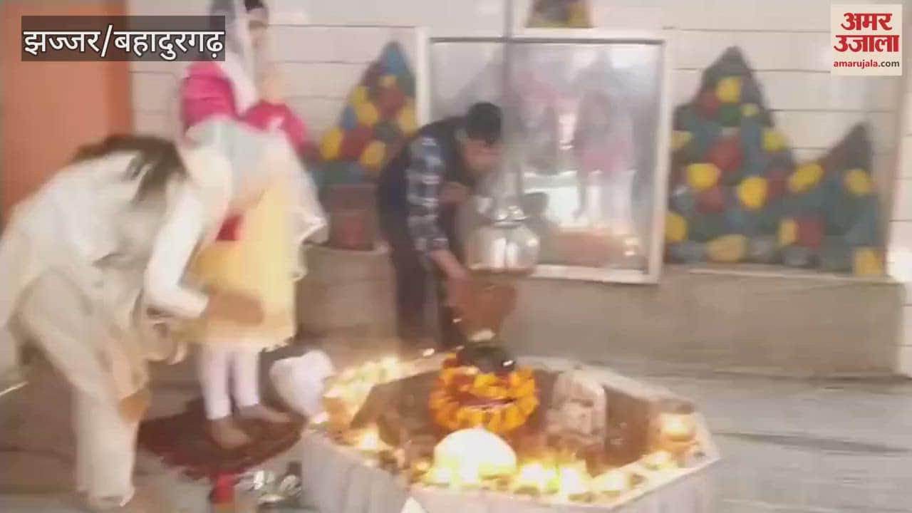VIDEO : Crowds of devotees gathered in temples on Mahashivratri in Jhajjar
