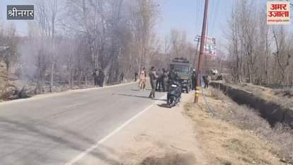 VIDEO : Big operation of security forces in Baramulla, search operation started after suspicious activities on Kupwara National Highway.