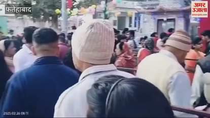 VIDEO : Crowd gathered in Shiva temples on the occasion of Shivratri in Tohana