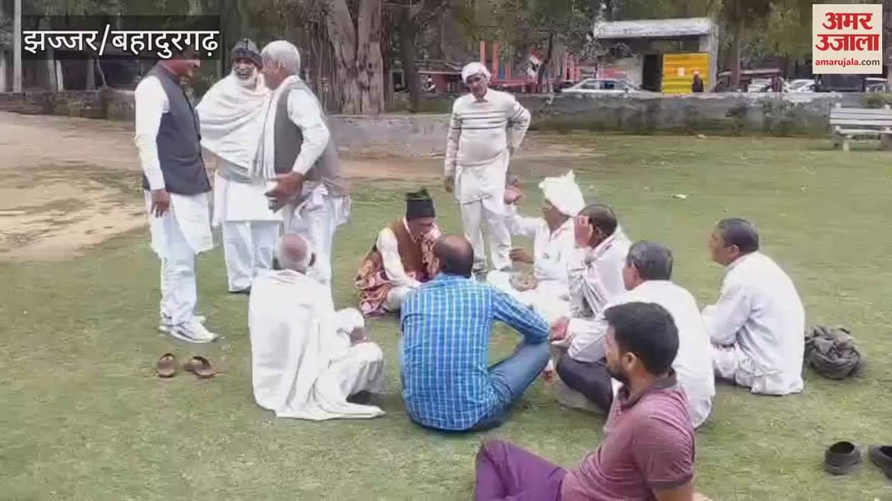 VIDEO : Farmers' protest continues in Jhajjar since February 3 over high tension wire line