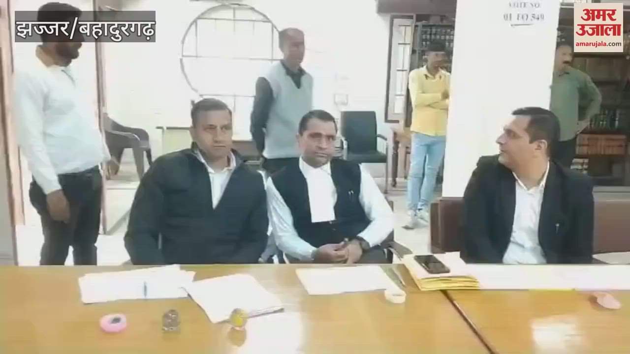 VIDEO : Jhajjar Bar Association elections begin: 16 advocates contest for five posts, two booths and eight booth cabins set up