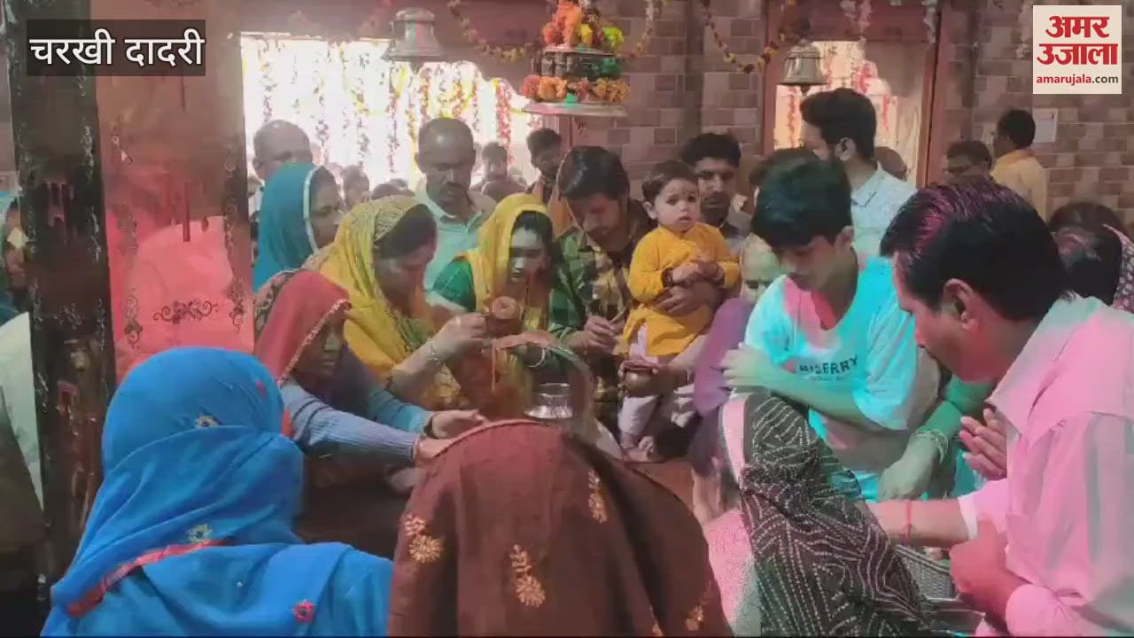 VIDEO : Crowds gathered for Jalabhishek in Shiva temples of Dadri