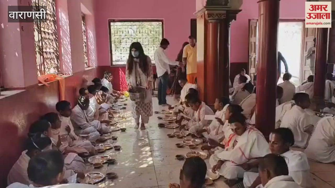 VIDEO : occasion of Mahashivratri feast was organized Ramanujkot Ashram devotees took blessings