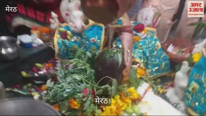 VIDEO : On Mahashivratri, devotees gathered to perform Jalabhishek at Neelkanth Mahadev temple in Meerut