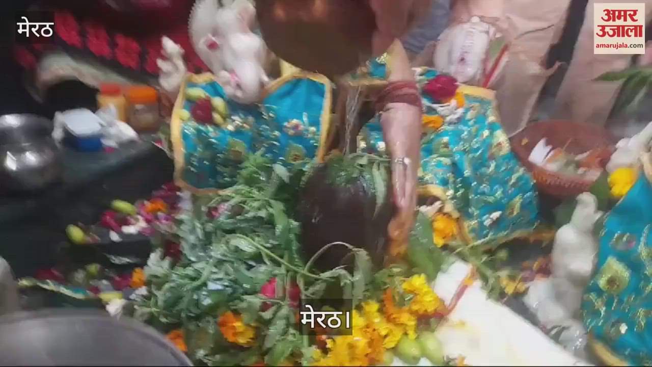 VIDEO : On Mahashivratri, devotees gathered to perform Jalabhishek at Neelkanth Mahadev temple in Meerut
