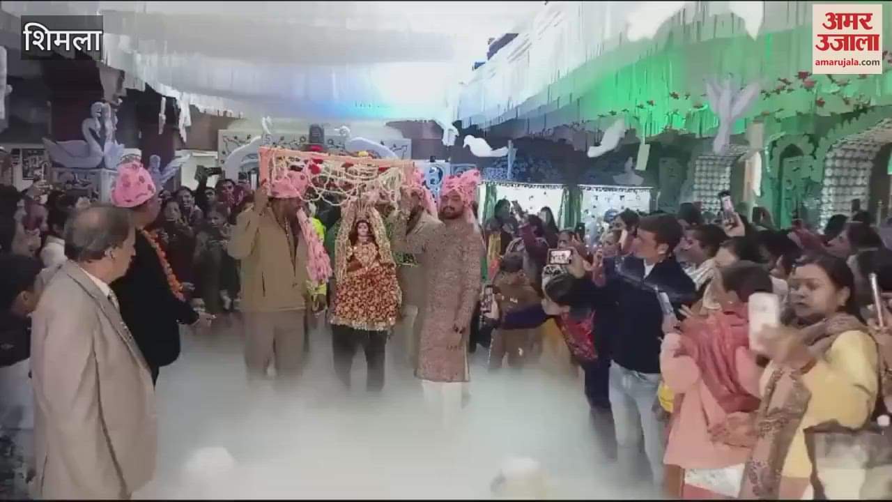 VIDEO : Shiv Gaura marriage took place in Shimla Ram Mandir the wedding took place as per Hindu rituals