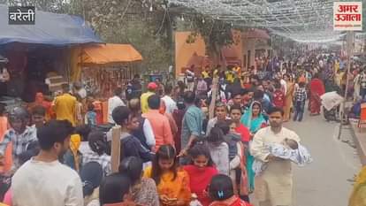 VIDEO : crowd of devotees gathered in Shiva temples in Bareilly