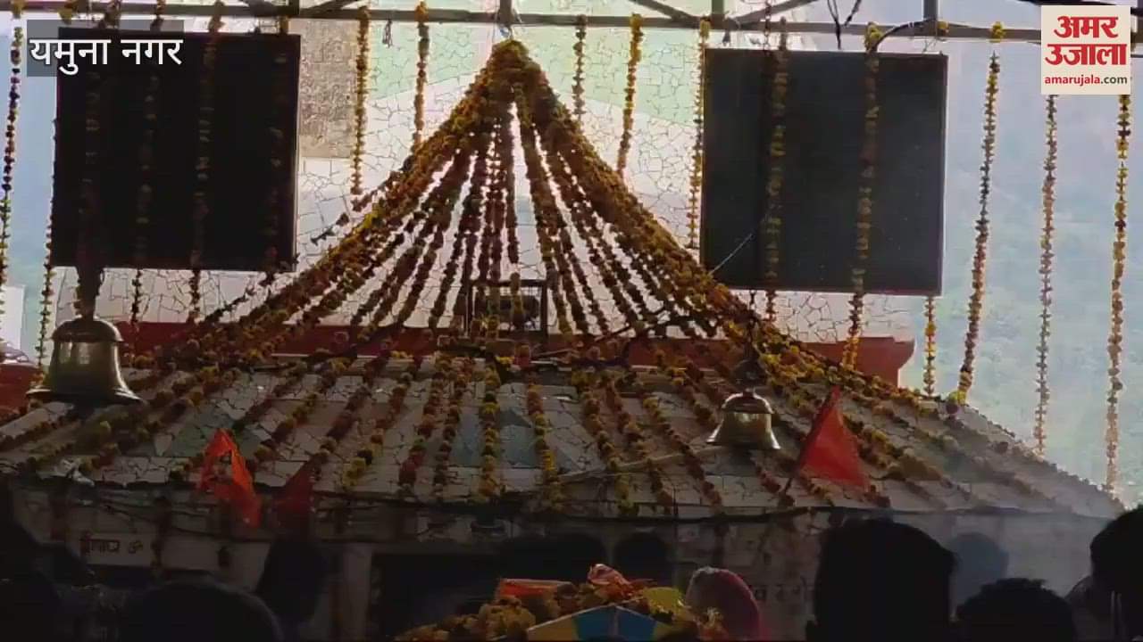 VIDEO : Devotees gathered in Vyaspur of Yamunanagar for Jalabhishek in all the Shiva temples including Adi Badri Shri Kedarnath