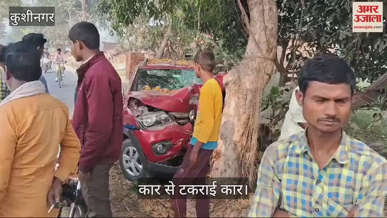 VIDEO : Speeding uncontrolled car collides with tree, one dead and 3 injured