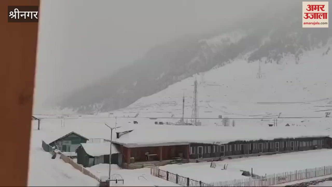 VIDEO : Zojila pass closed after fresh snowfall in Sonamarg, travelers should be careful