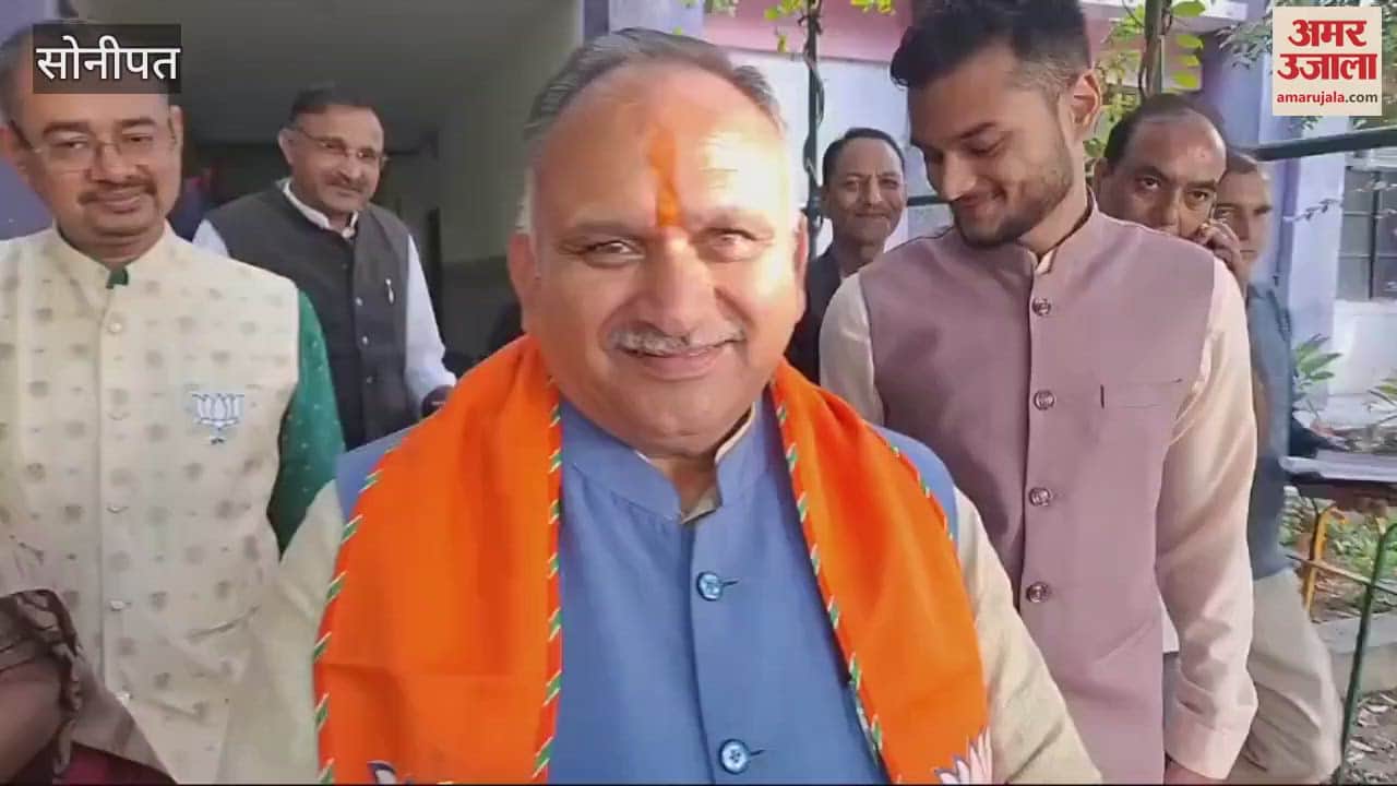 VIDEO : After voting in Sonipat, BJP candidate Rajiv Jain and former MLA Surendra Pawar gave statements