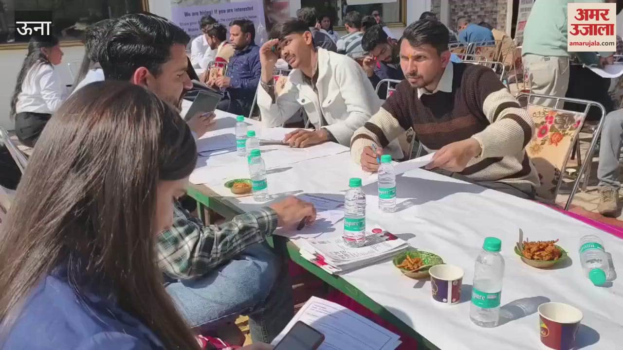 VIDEO : Himalaya Foundation organized a job fair in Adarsh Nagar of subdivision Amb