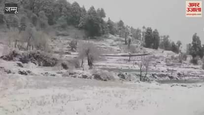 VIDEO : Snowfall in Patnitop and Nathatop, beautiful valleys wrapped in white sheets