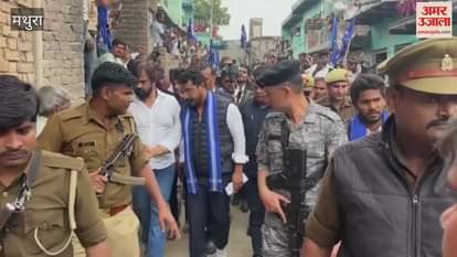 VIDEO : Nagina MP Chandrashekhar Azad reached the bride's village.