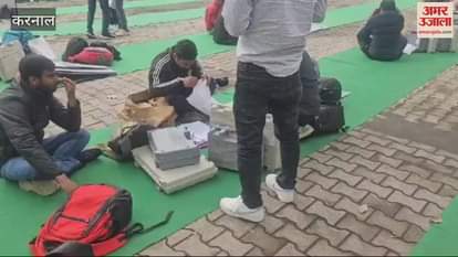 VIDEO : Karnal civic elections, EVMs and polling parties leave for booths amid tight security