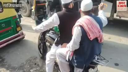 VIDEO : Jam situation due to heavy vehicles and three wheelers on Mussoorie NH 9 underpass service road