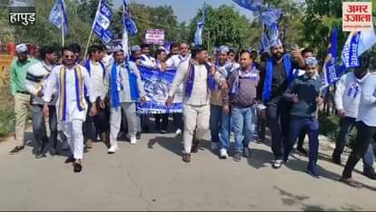 VIDEO : ASP workers condemned attack on Chandrashekhar Azad s convoy in Hapur