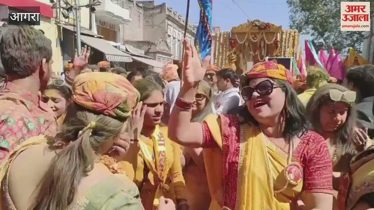 VIDEO : Khatu Shyam baba Phalguna mahotsav in agra