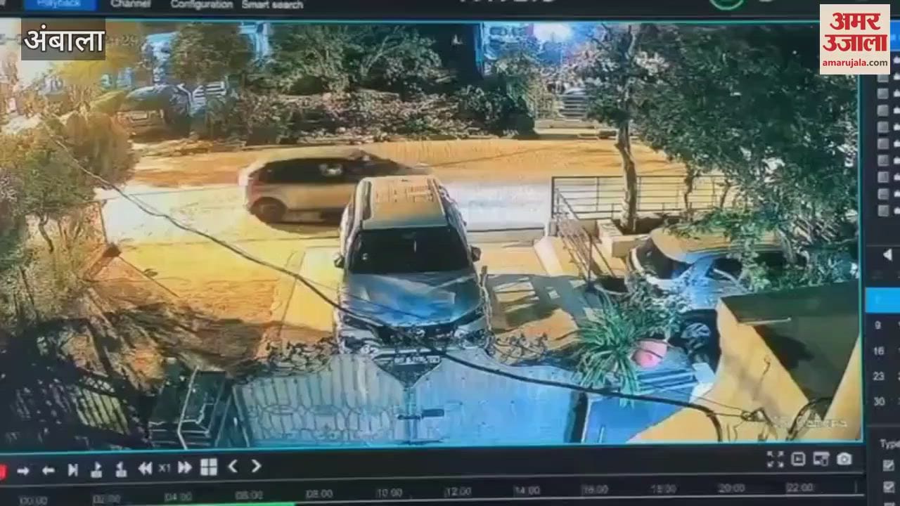 VIDEO : Thieves came to Ambala in car worth lakhs, stole high tech Fortuner car in few minutes