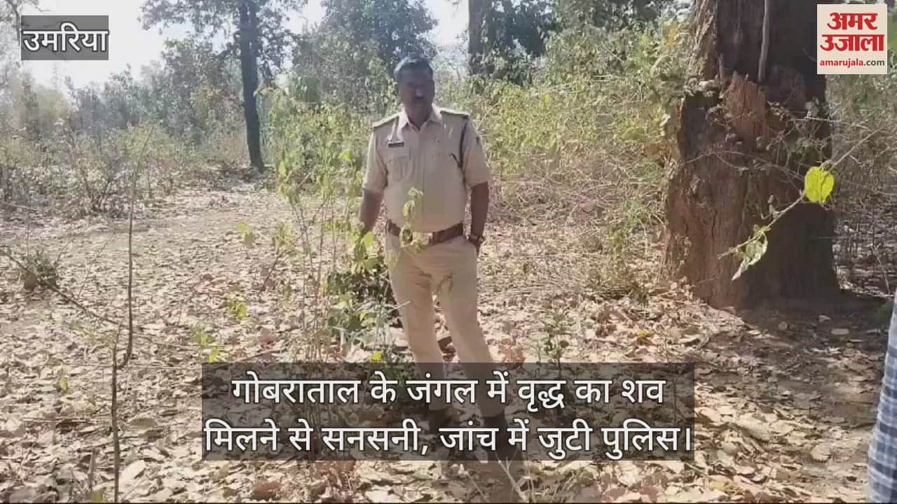 Umaria News Sensation spread after body of an elderly man was found in forest of Gobaratal