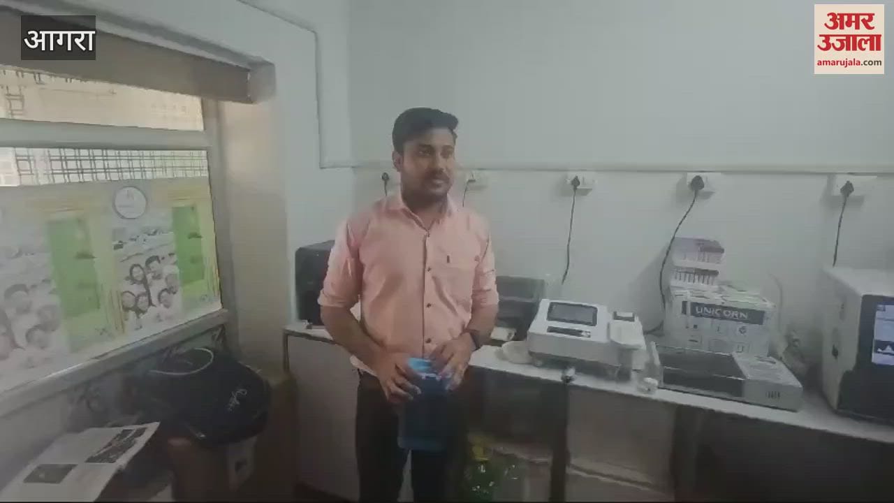 VIDEO : health department team raided the pathology lab and caught a quack during testing