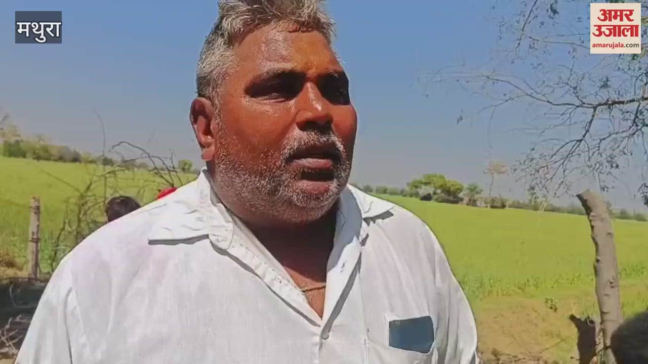 VIDEO : young man was murdered in Mathura brother said he had gone to farm in morning shot there
