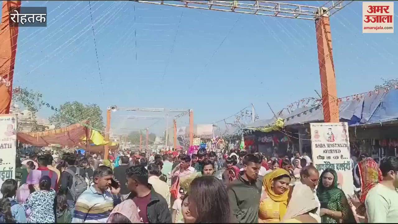 VIDEO : Baba Balaknath gave blessings in traditional attire in Rohtak