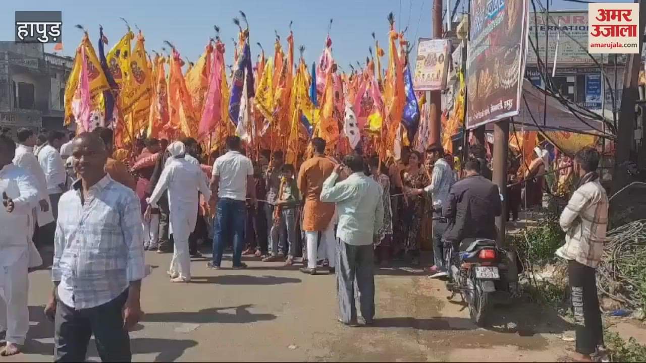 VIDEO : Nishan Yatra of Shri Khatu Shyam was taken out with great pomp in Simbhavali