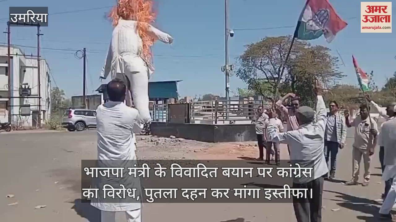 Congress protests against controversial statement of BJP minister