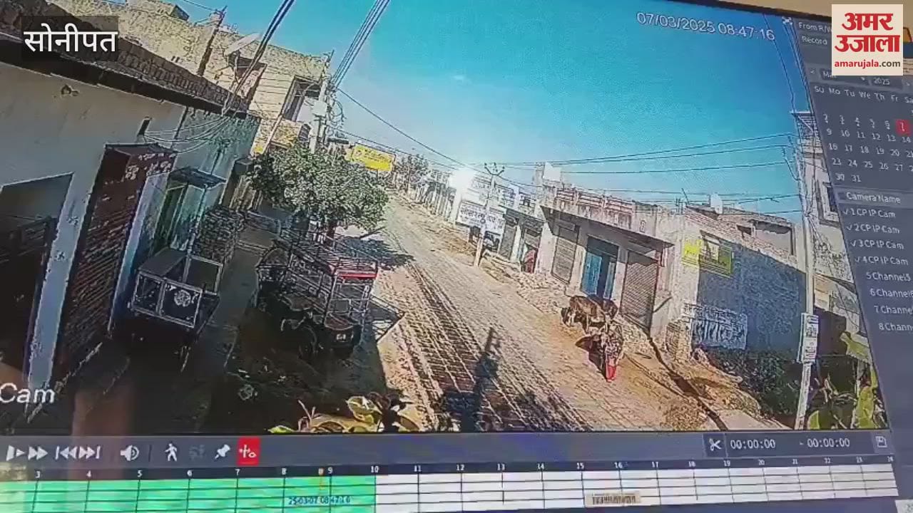 VIDEO : innocent child died after being crushed by school bus, grandmother had come to drop her grandson in village Badi In Sonipat