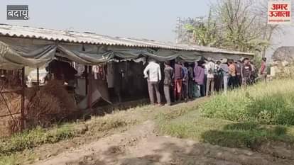 VIDEO : farmer killed in Badaun Who sleeping with his wife in a poultry farm