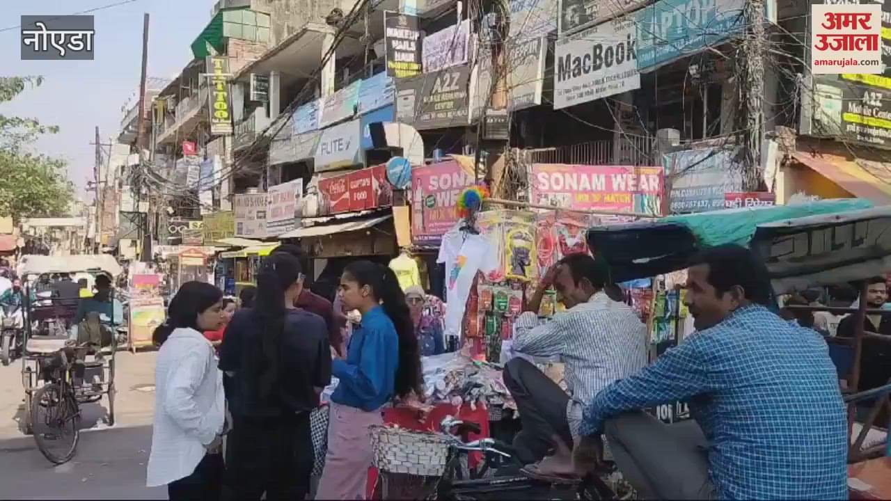 VIDEO : There is a surge in Holi shopping in Noida