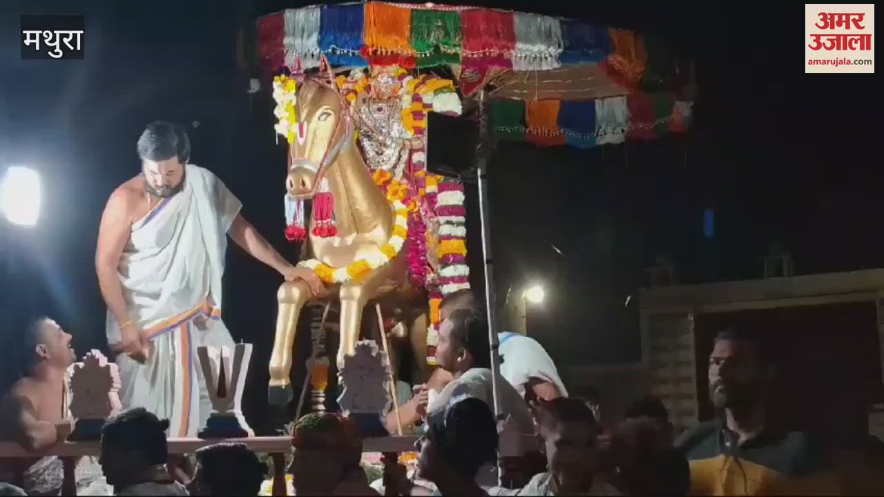 VIDEO : वृंदावन की सड़क पर आधी रात को दिखा भक्ति और आस्था का अद्भुत दृश्य