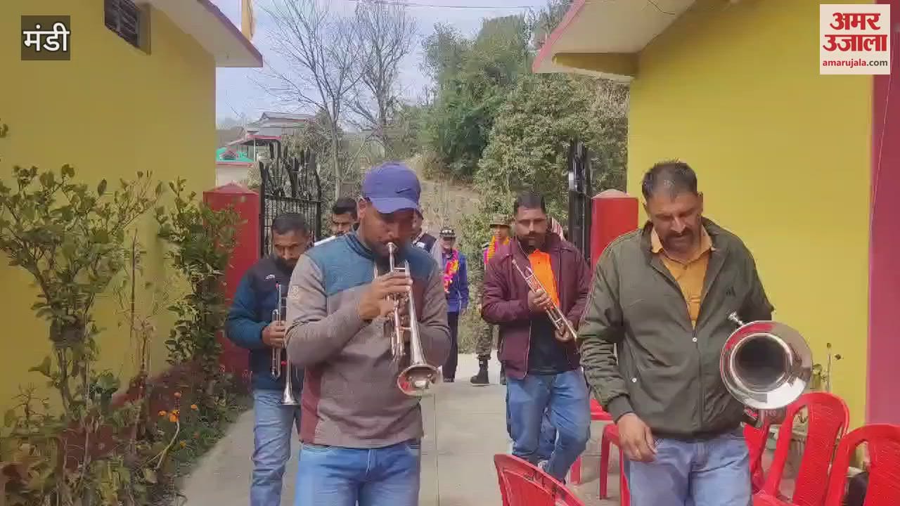 VIDEO : Gaurav Thakur becomes lieutenant in Indian Army grand welcome in native village