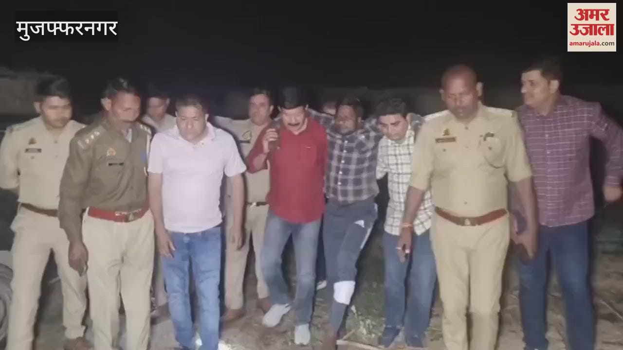 VIDEO : Muzaffarnagar: Five members of vehicle theft gang caught in encounter, one injured